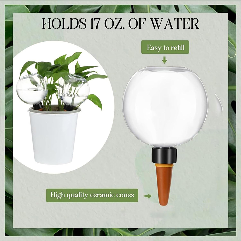 Automatic Plant Waterer - 500ML自動給水グローブ点滴灌漑システム自動植物給水器植物給水グローブ屋内屋外用