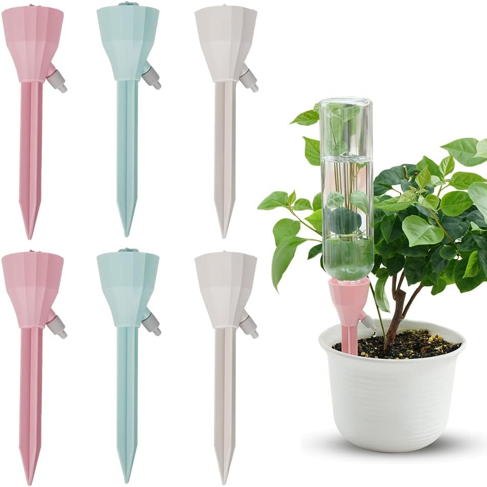 Automatic Plant Waterer - 自動点滴灌漑システム 調整可能な水滴器 自動給水 観葉植物 温室 庭園キット