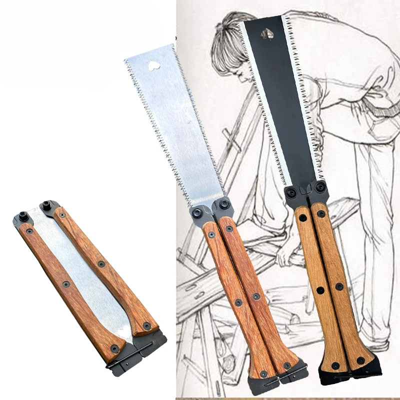 Gardening Hand Tools Japanese - SK5折りたたみ式スチールポケットガーデンソー、日本のソー、フラッシュカット、トリムソー、木工、大工道具、木材