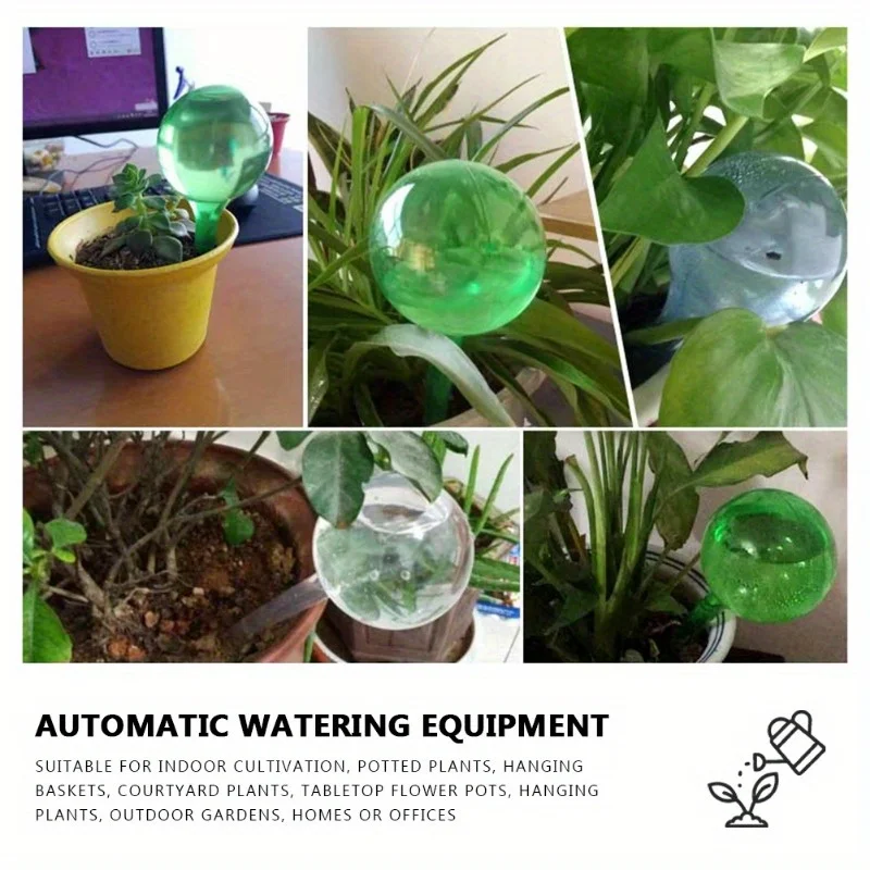 6個入り 室内植物用自動給水ボール 自動植物花水球 ドリップ - Automatic Plant Waterer のレビューと価格