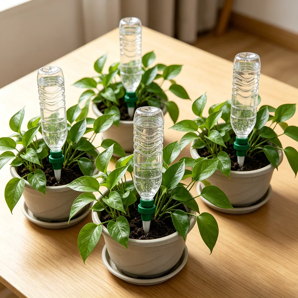 植物用自動給水ステーク、屋内・屋外の鉢植え植物に使える自動給 - Automatic Plant Waterer のレビューと価格