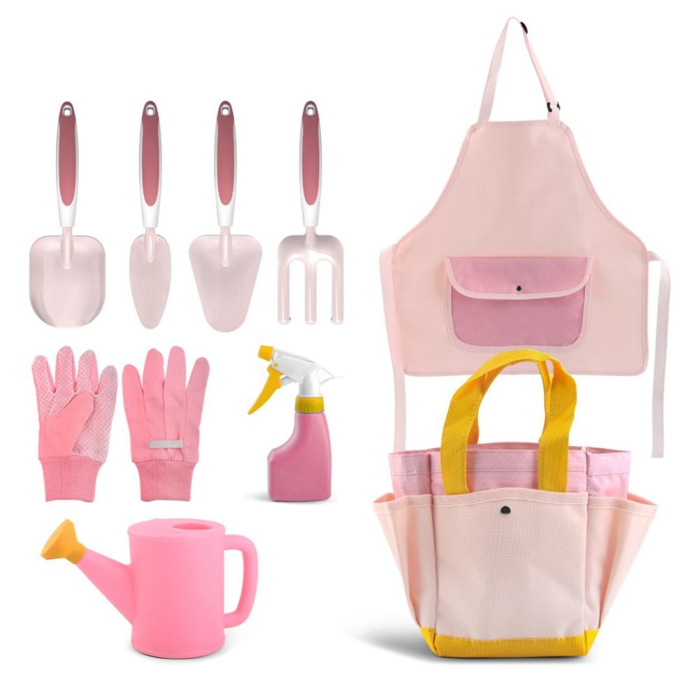 ギフトに最適な、カラフルなガーデニングツールセット。シャベル - Gardening Tools Girls のレビューと価格
