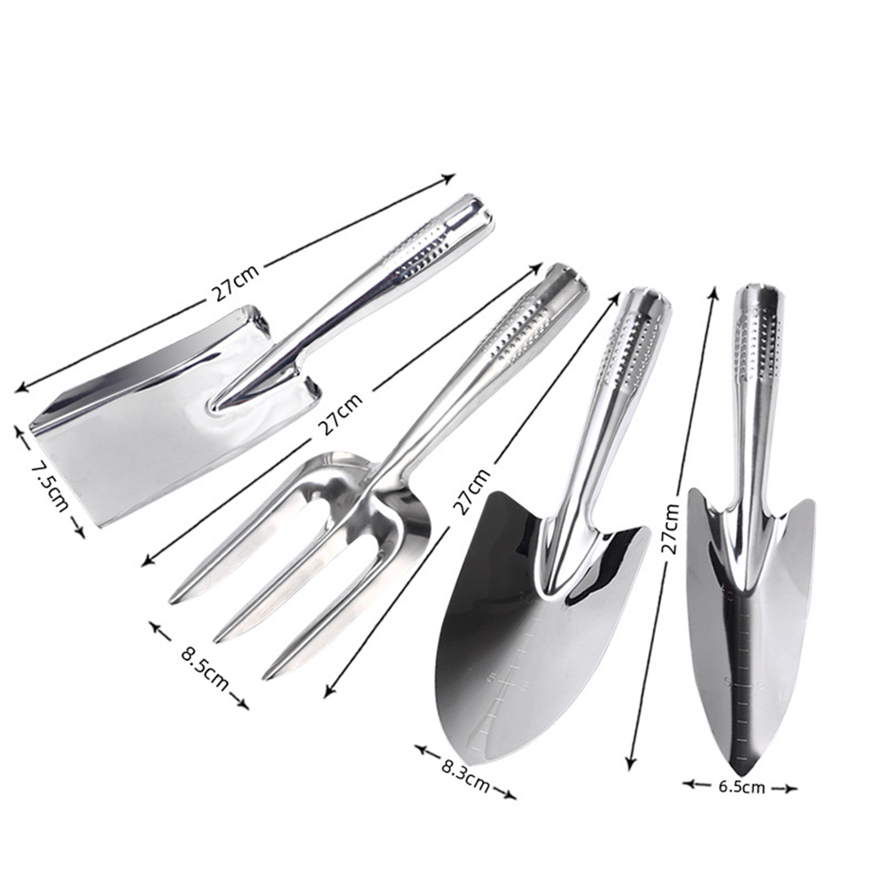 ガーデンシャベル ステンレス鋼 1個または4個セット 小型  - Spade Digging Fork のレビューと価格