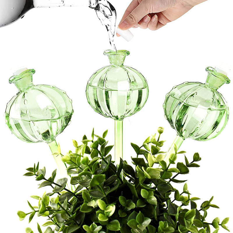 PVC自動給水ボール型フラワー型植物給水器軽量室内植物用点滴 - Automatic Plant Waterer のレビューと価格