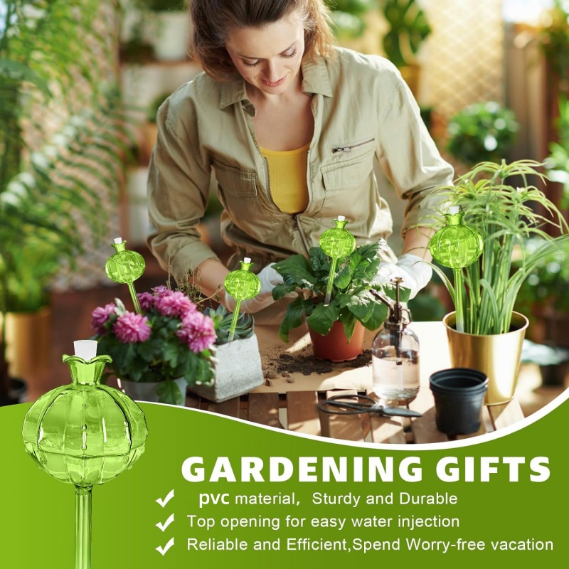 PVC自動給水ボール型フラワー型植物給水器軽量室内植物用点滴 - Automatic Plant Waterer のレビューと価格