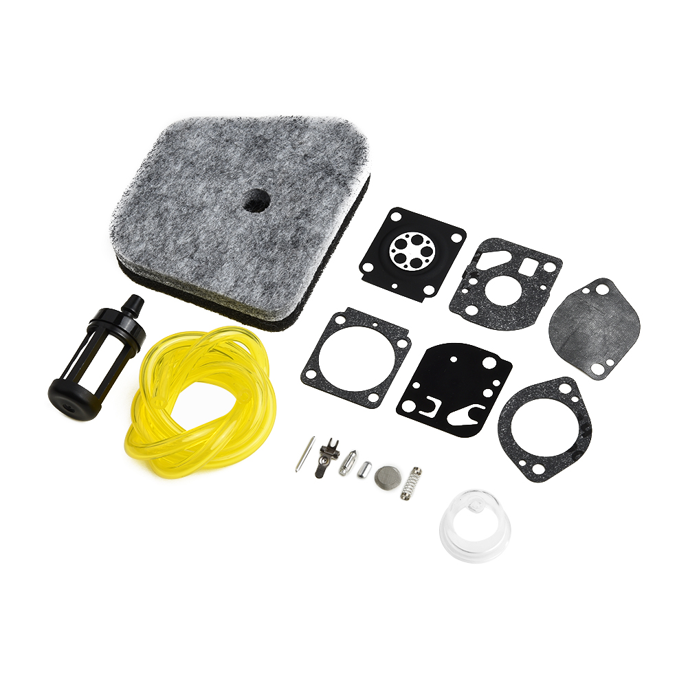 さまざまなトリマーエンジン用のキャブレターサービスキット、F - Gardening Tools Essential のレビューと価格